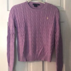 Size M Lavender Ralph Lauren Sweater